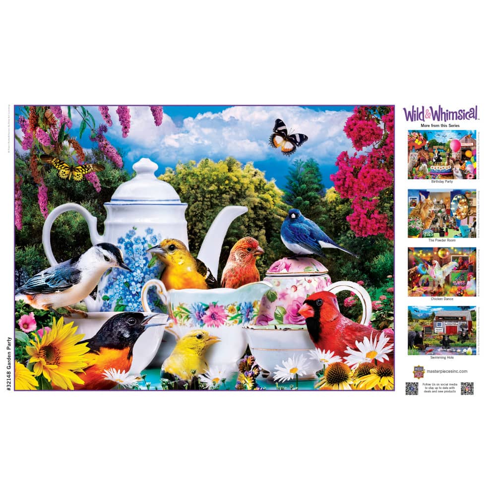 Wild & Whimsical - Garden Party 300 Piece EZ Grip Jigsaw Puzzle