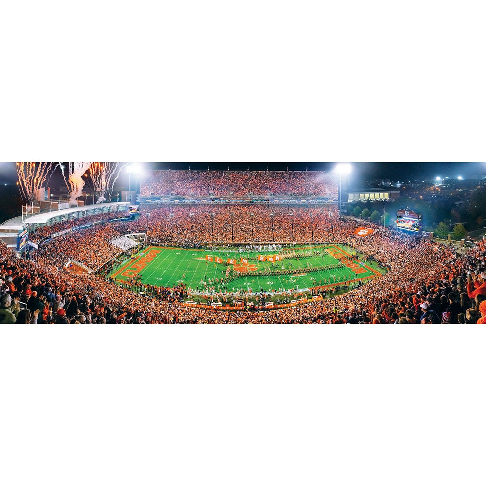 Clemson Tigers - 1000 Piece Panoramic Jigsaw Puzzle - Center View (ONLINE ORDER ONLY)