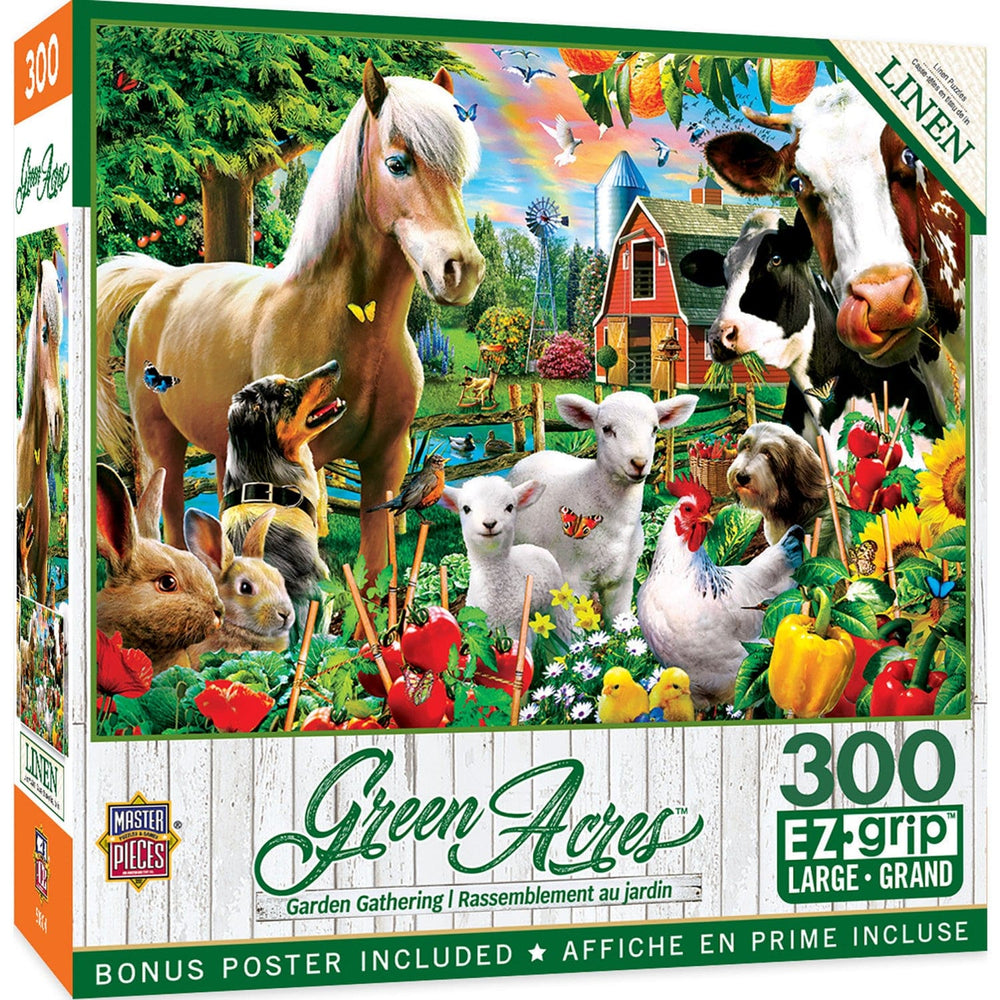 Green Acres - Garden Gathering 300 Piece EZ Grip Jigsaw Puzzle (ONLINE ORDER ONLY)