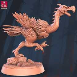 3D Printed STL Miniatures Acrisbird Set 28 - 32mm War Gaming D&D (Online Only)