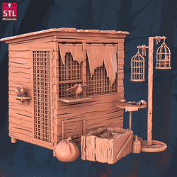 3D Printed STL Miniatures Beggars Guild Set 28 - 32mm War Gaming D&D (Online Only)