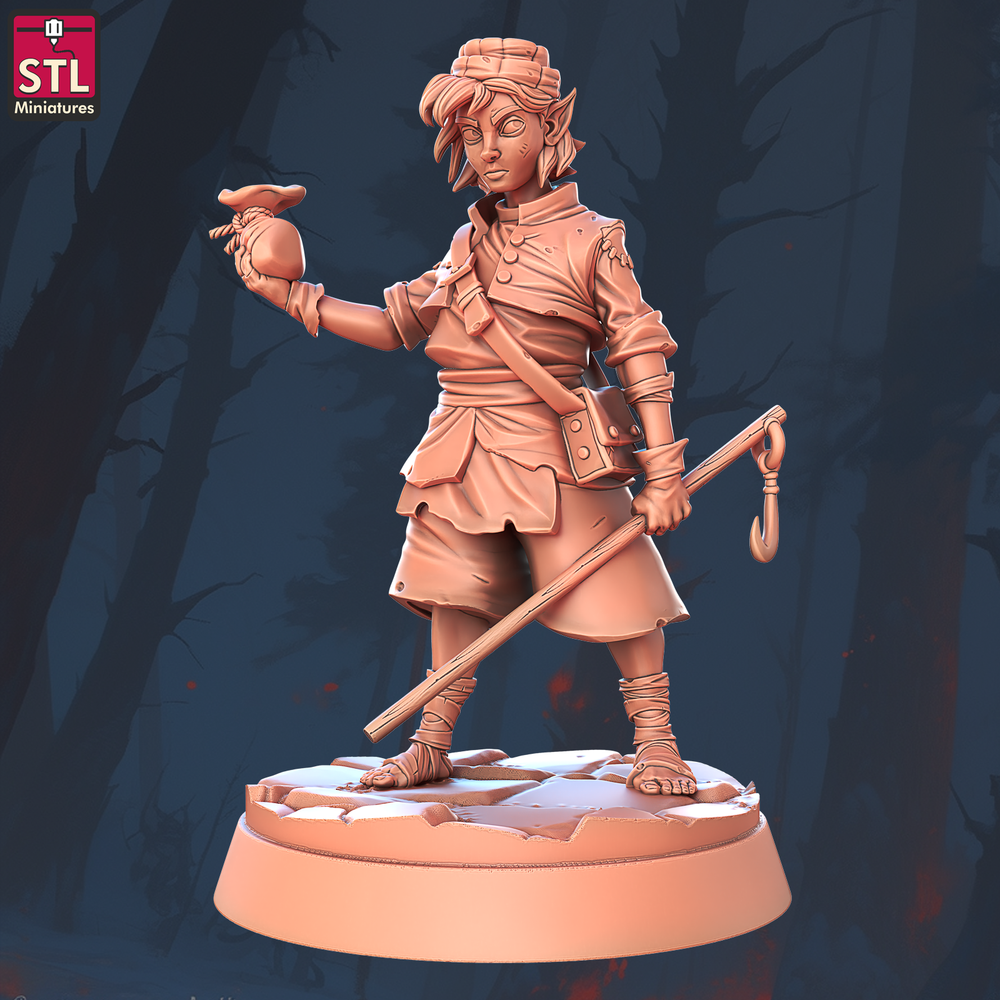 3D Printed STL Miniatures Beggars Guild Set 28 - 32mm War Gaming D&D (Online Only)
