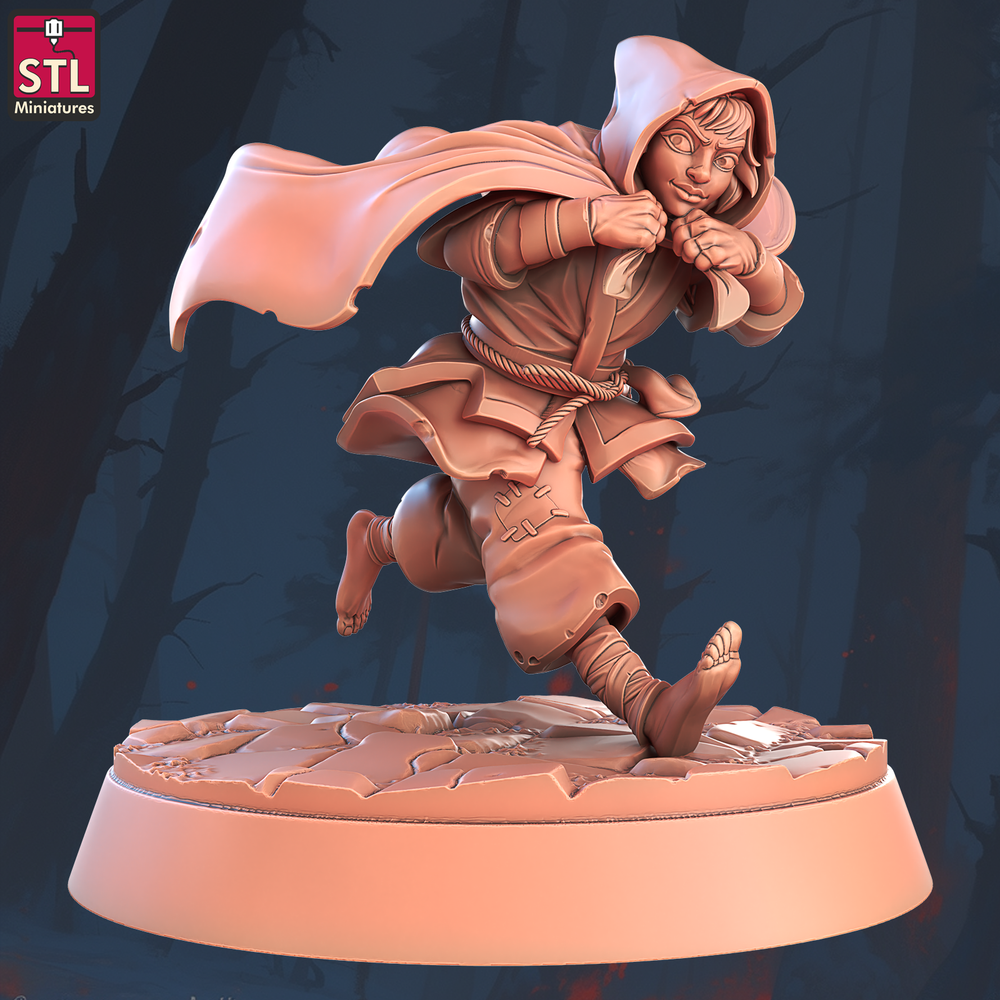 3D Printed STL Miniatures Beggars Guild Set 28 - 32mm War Gaming D&D (Online Only)