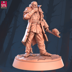 3D Printed STL Miniatures Beggars Guild Set 28 - 32mm War Gaming D&D (Online Only)