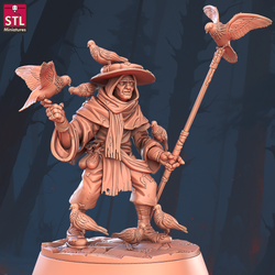 3D Printed STL Miniatures Beggars Guild Set 28 - 32mm War Gaming D&D (Online Only)