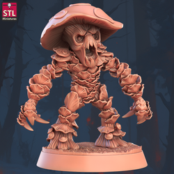 3D Printed STL Miniatures Violent Fungus Set 28 - 32mm War Gaming D&D (Online Only)