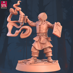 3D Printed STL Miniatures Beekeepers Set 28 - 32mm War Gaming D&D (Online Only)