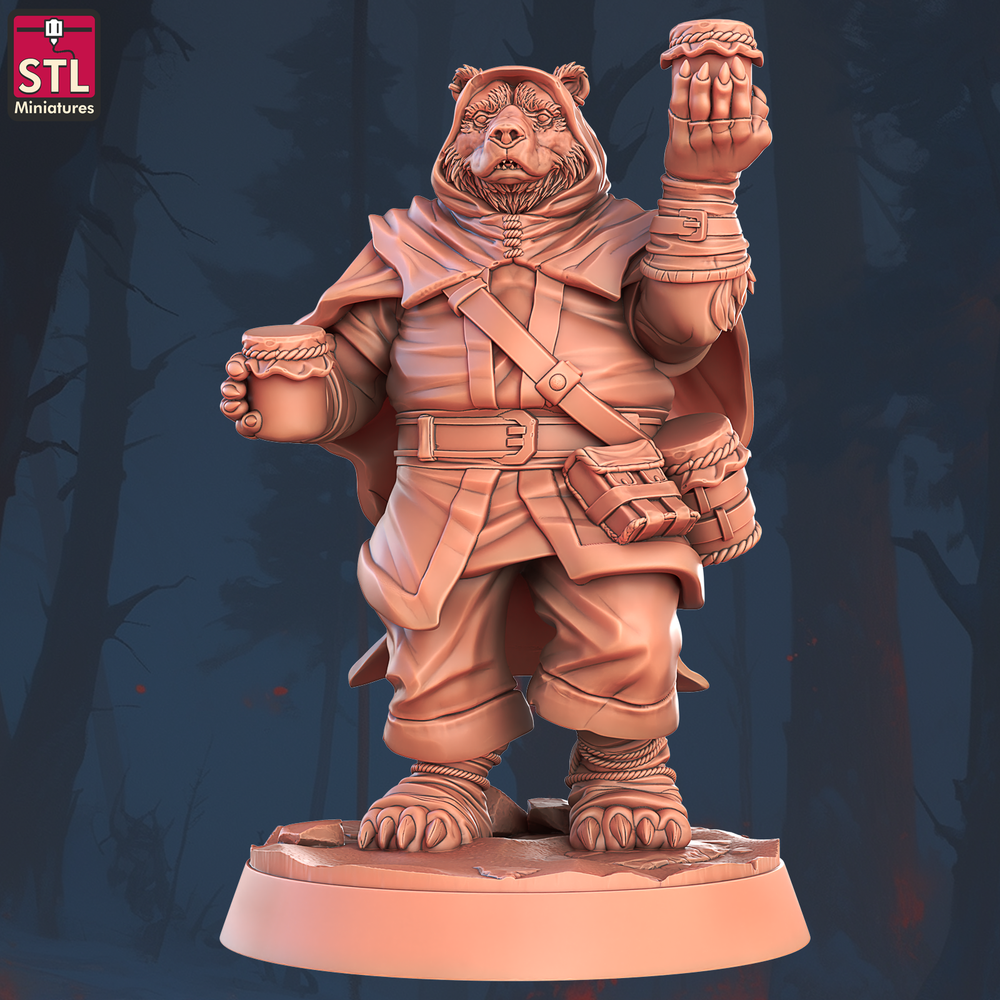 3D Printed STL Miniatures Beekeepers Set 28 - 32mm War Gaming D&D (Online Only)