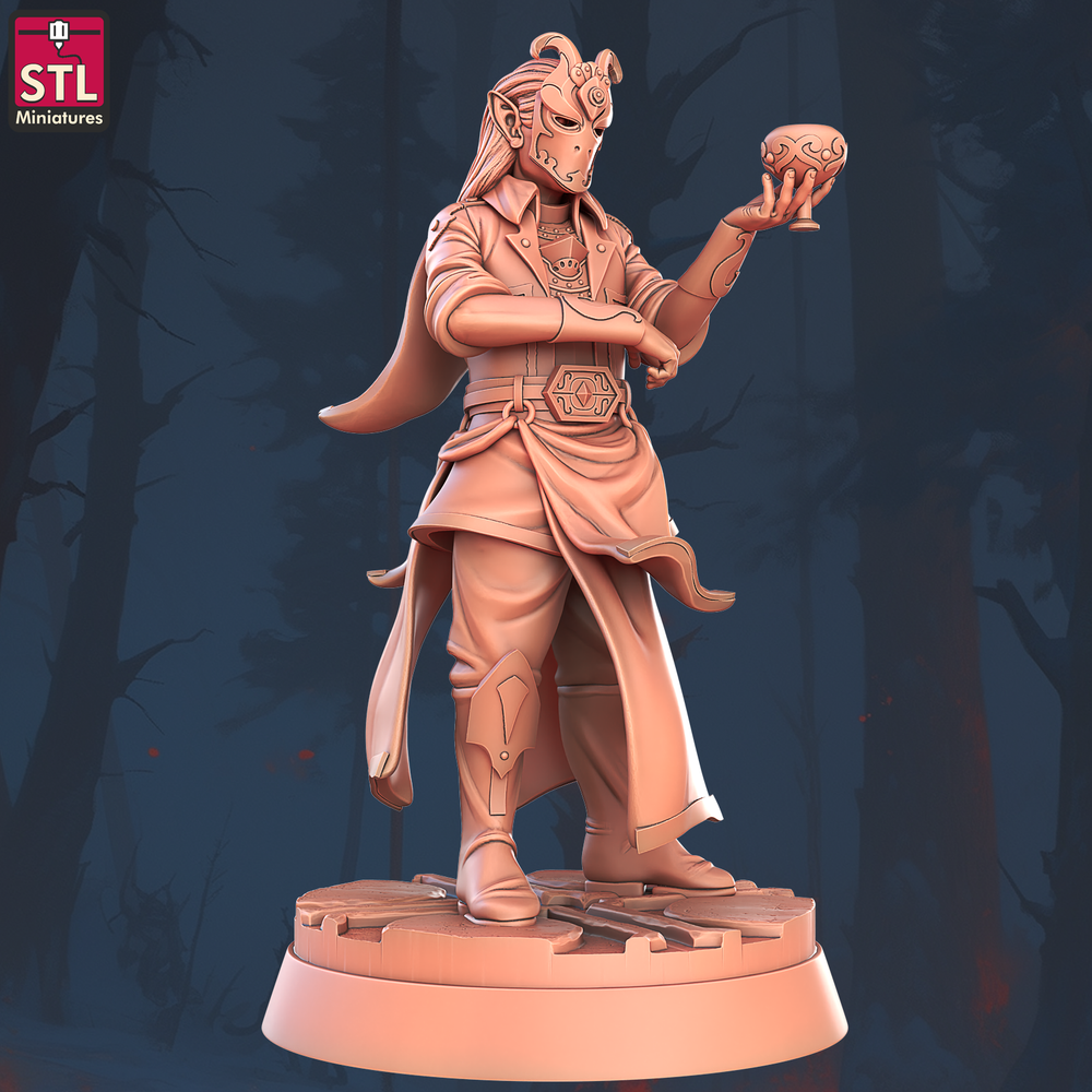 3D Printed STL Miniatures Masquerade Vetenian Carnival Set 28 - 32mm War Gaming D&D (Online Only)