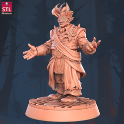 3D Printed STL Miniatures Masquerade Vetenian Carnival Set 28 - 32mm War Gaming D&D (Online Only)