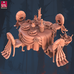 3D Printed STL Miniatures Masquerade Vetenian Carnival Set 28 - 32mm War Gaming D&D (Online Only)