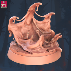 3D Printed STL Miniatures Slimes Set 28 - 32mm War Gaming D&D (Online Only)