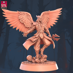 3D Printed STL Miniatures Floating Islands Characters 28 - 32mm War Gaming D&D (Online Only)