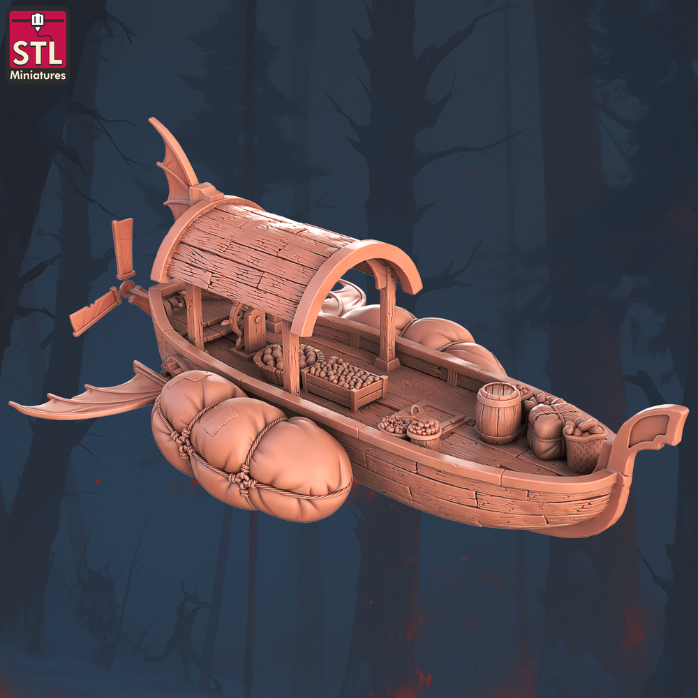 3D Printed STL Miniatures Floating Islands Set 28 - 32mm War Gaming D&D (Online Only)