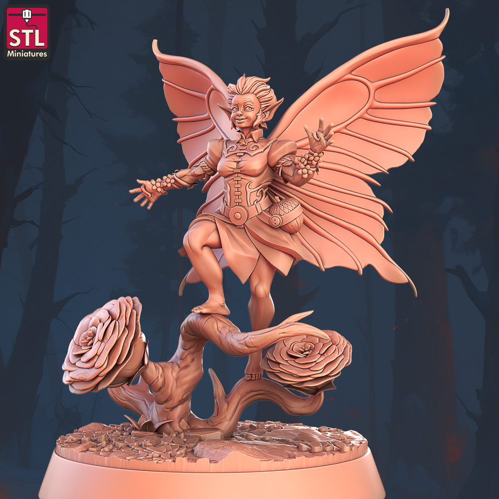 3D Printed STL Miniatures Floating Islands Characters 28 - 32mm War Gaming D&D (Online Only)