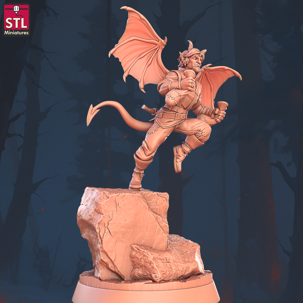 3D Printed STL Miniatures Floating Islands Characters 28 - 32mm War Gaming D&D (Online Only)