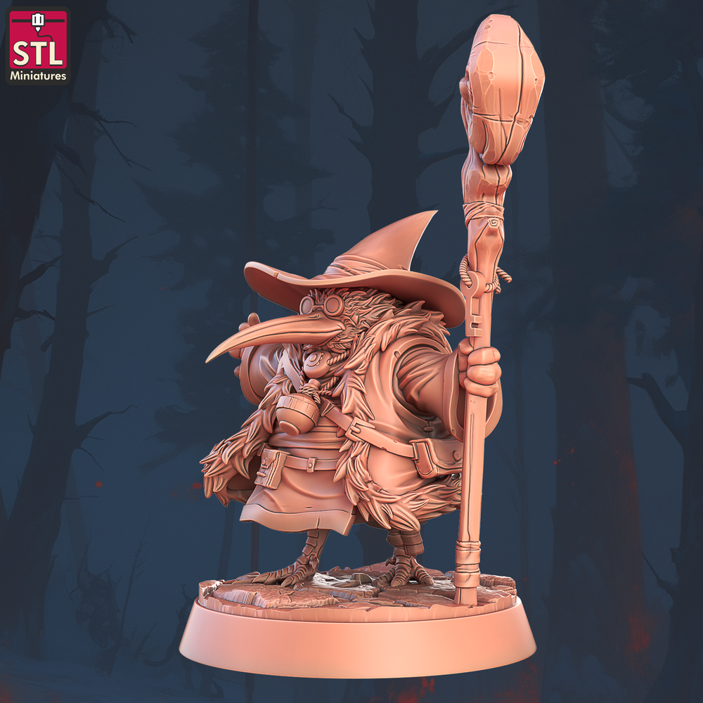 3D Printed STL Miniatures Floating Islands Characters 28 - 32mm War Gaming D&D (Online Only)