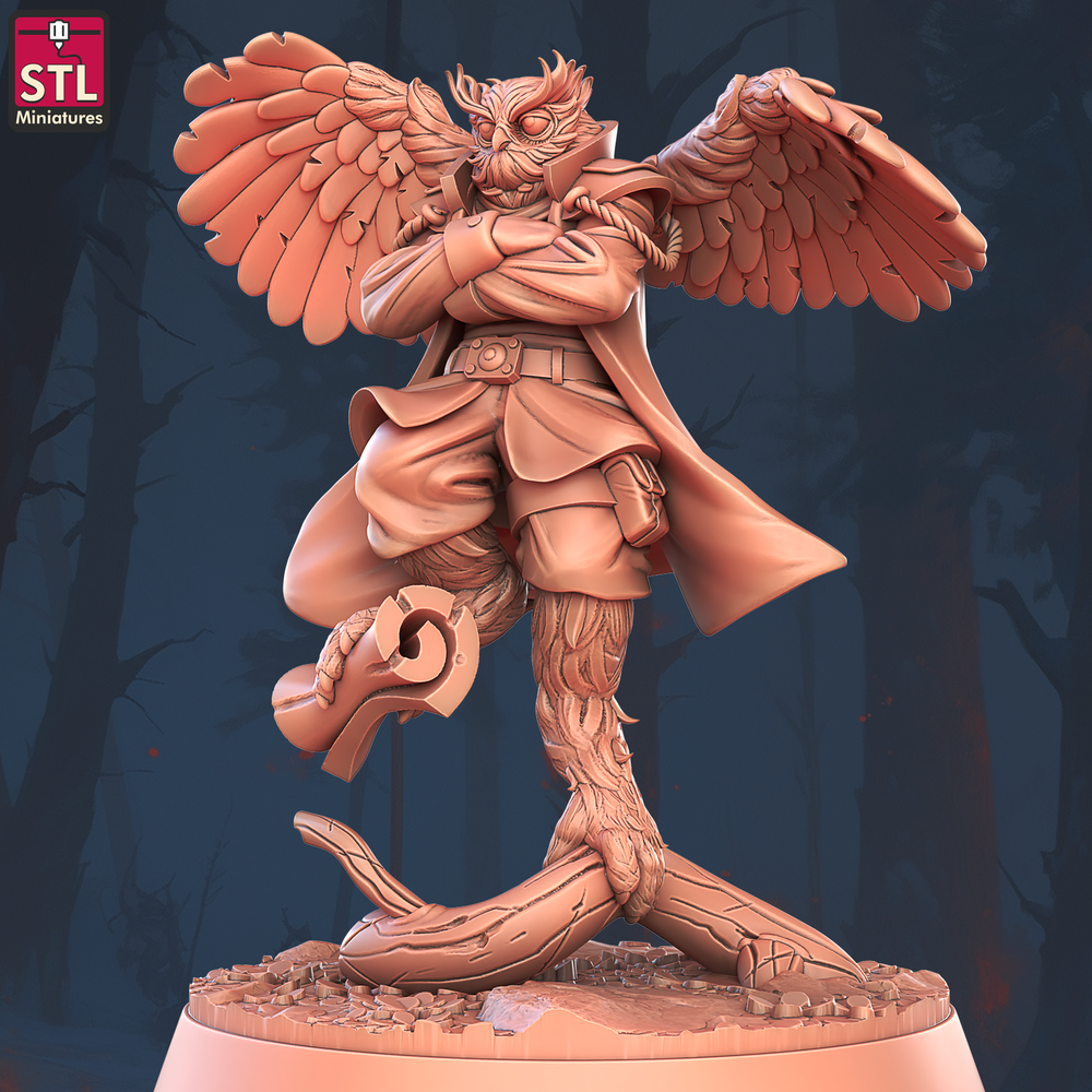 3D Printed STL Miniatures Floating Islands Characters 28 - 32mm War Gaming D&D (Online Only)