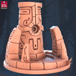 3D Printed STL Miniatures Floating Islands Set 28 - 32mm War Gaming D&D (Online Only)