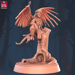 3D Printed STL Miniatures Floating Islands Characters 28 - 32mm War Gaming D&D (Online Only)