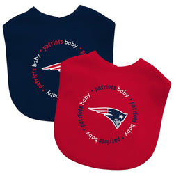 New England Patriots - Baby Bibs 2-Pack - Red & Navy (ONLINE ORDER ONLY)