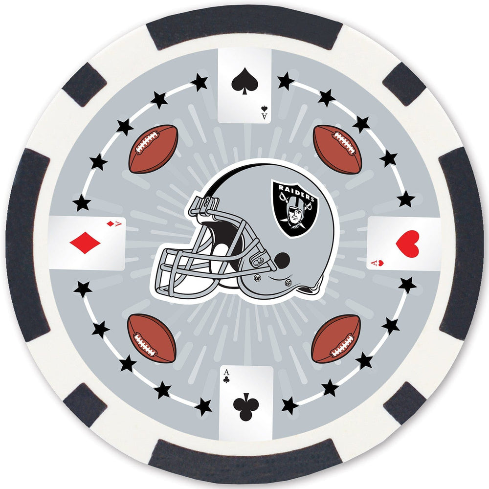 Las Vegas Raiders 100 Piece Poker Chips (ONLINE ORDER ONLY)