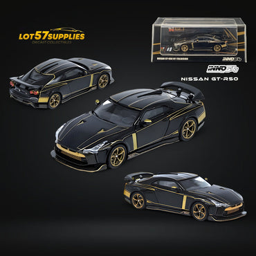 Inno64 NISSAN GT-R50 By ITALDESIGN Black 1:64 (ONLINE ORDER ONLY)