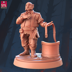 3D Printed STL Miniatures Saddlemaker Set 28 - 32mm War Gaming D&D (Online Only)