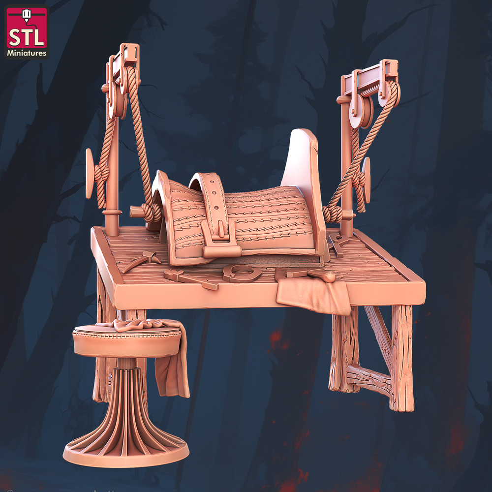 3D Printed STL Miniatures Saddlemaker Set 28 - 32mm War Gaming D&D (Online Only)