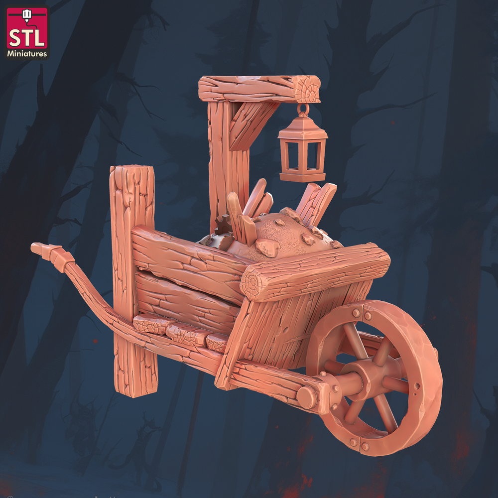 3D Printed STL Miniatures Sewers Workers Set 28 - 32mm War Gaming D&D (Online Only)