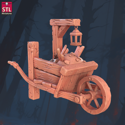 3D Printed STL Miniatures Sewers Workers Set 28 - 32mm War Gaming D&D (Online Only)