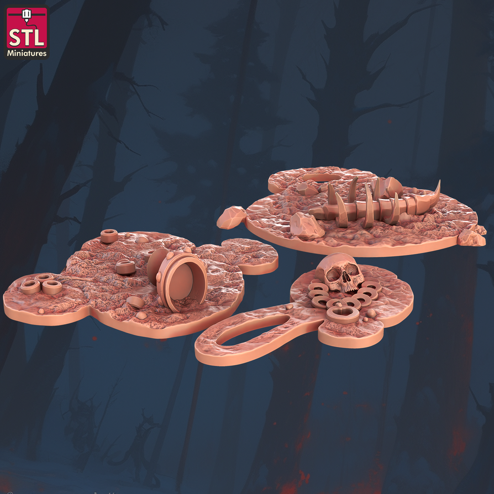 3D Printed STL Miniatures Sewers Workers Set 28 - 32mm War Gaming D&D (Online Only)