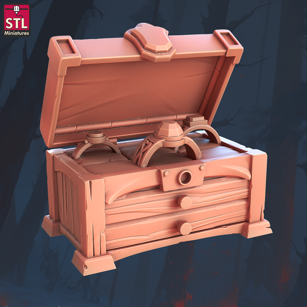 3D Printed STL Miniatures Jewels Crafters Set 28 - 32mm War Gaming D&D (Online Only)