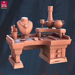 3D Printed STL Miniatures Jewels Crafters Set 28 - 32mm War Gaming D&D (Online Only)