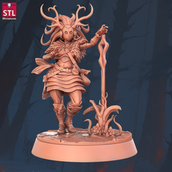 3D Printed STL Miniatures Staff Crafters Set 28 - 32mm War Gaming D&D (Online Only)