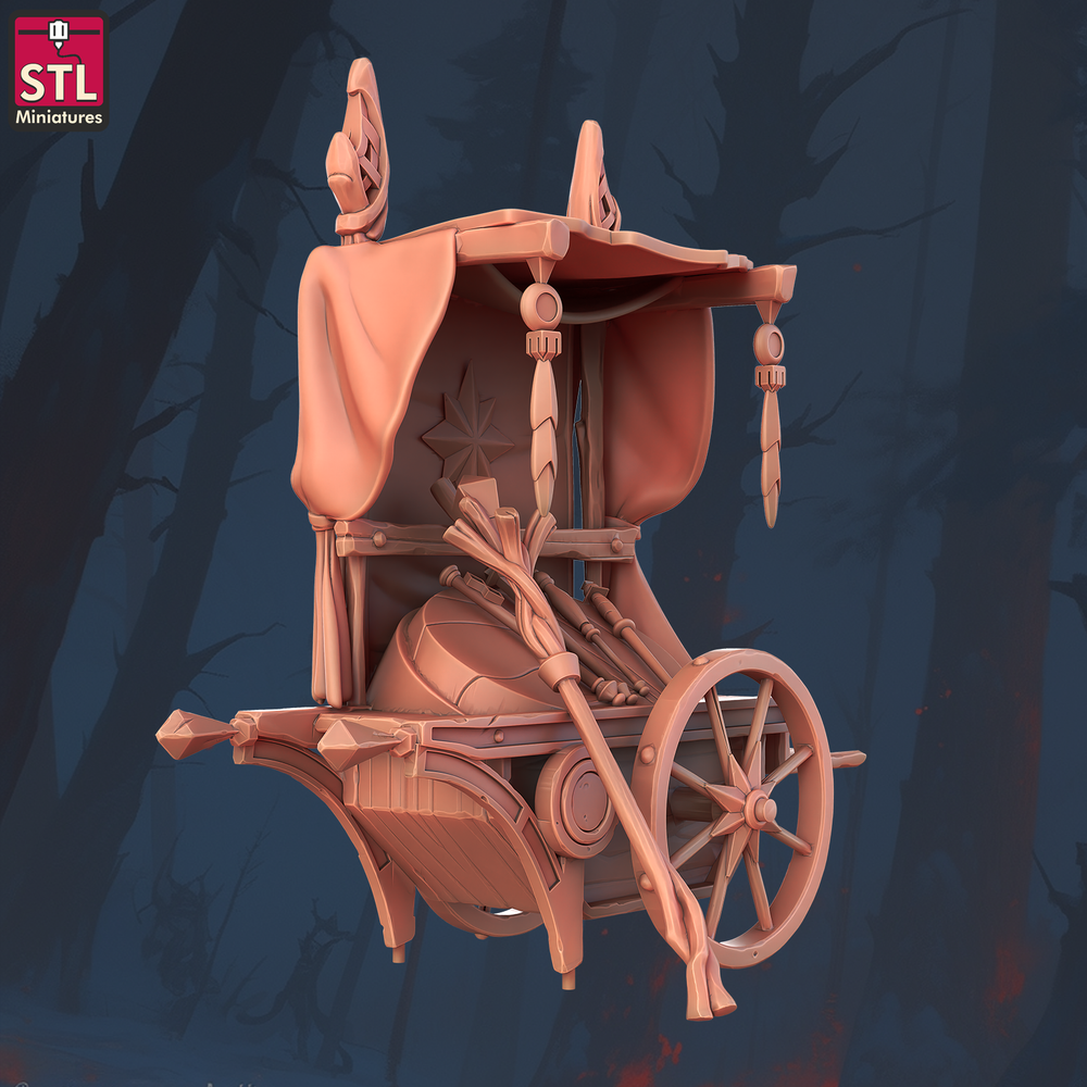 3D Printed STL Miniatures Staff Crafters Set 28 - 32mm War Gaming D&D (Online Only)