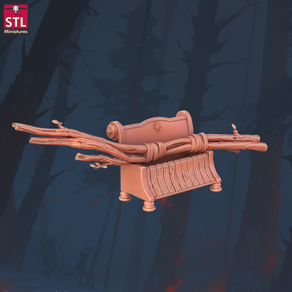 3D Printed STL Miniatures Staff Crafters Set 28 - 32mm War Gaming D&D (Online Only)