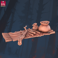 3D Printed STL Miniatures Staff Crafters Set 28 - 32mm War Gaming D&D (Online Only)