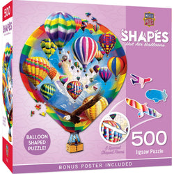 Shapes - Hot Air Balloons 500 Piece Jigsaw Puzzle (ONLINE ORDER ONLY)