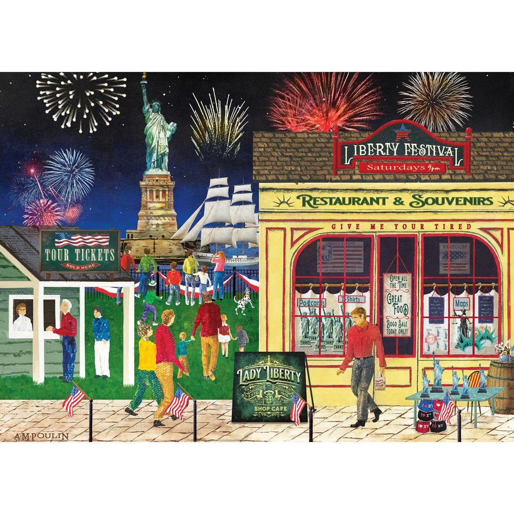 Americana - Lady Liberty 500 Piece EZ Grip Jigsaw Puzzle