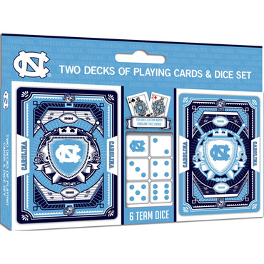 UNC Tar Heels - 2-Pack Playing Cards & Dice Set (ONLINE ORDER ONLY)