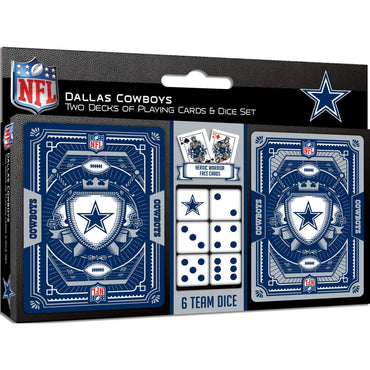 Dallas Cowboys - 2-Pack Playing Cards & Dice Set (ONLINE ORDER ONLY)