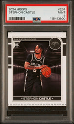 Graded 2024 Panini Hoops Stephon Castle #234 Rookie RC Basketball Card PSA 9 Mint (ONLINE ORDER ONLY)