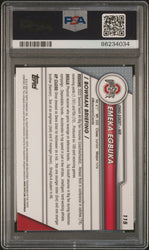 Graded 2023 Topps Bowman U Sapphire Emeka Egbuka #115 Rookie RC Football Card PSA 10 Gem Mint (ONLINE ORDER ONLY)