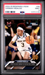 Graded 2024 Topps Bowman U Now Hannah Hidalgo #99 Rookie RC Basketball Card PSA 9 Mint (ONLINE ORDER ONLY)