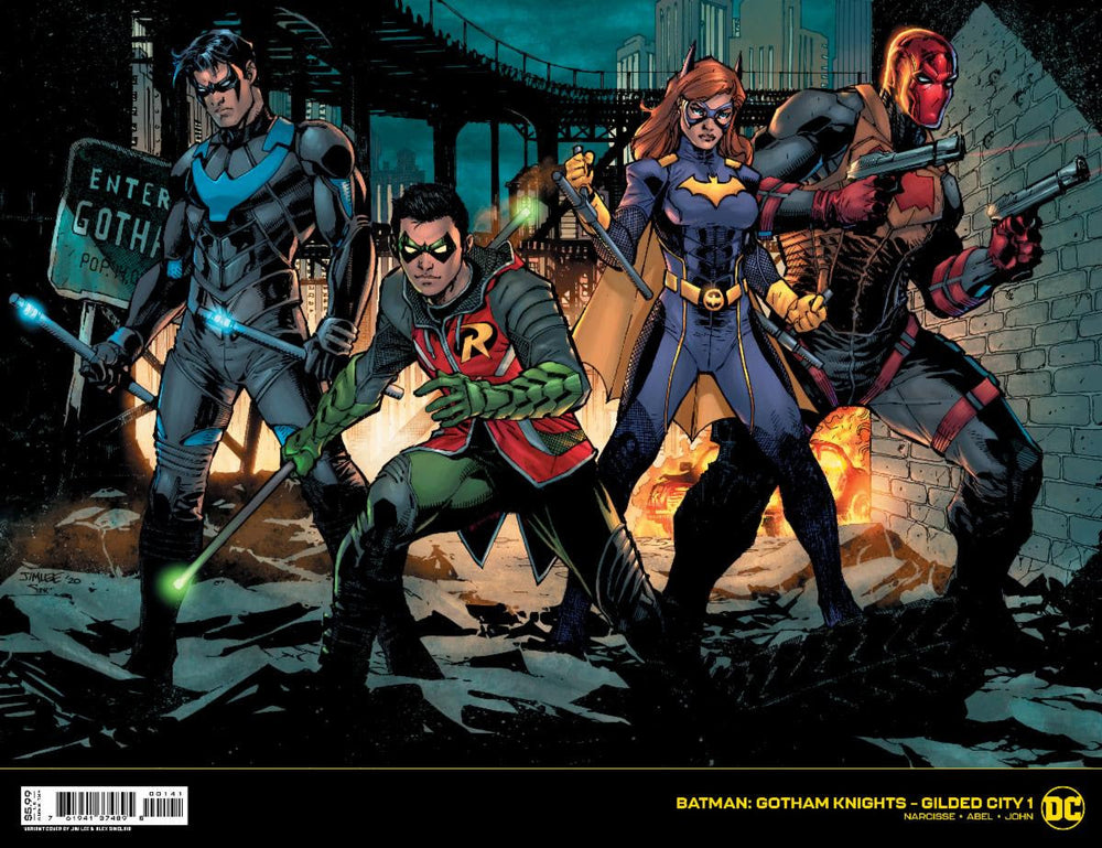 Batman Gotham Knights Gilded City #1 (Of 6) C Jim Lee Wraparound Card Stock Variant (10/25/2022) Dc (ONLINE ORDER ONLY)