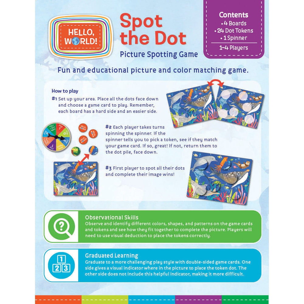 Hello World! Spot the Dot Game (ONLINE ORDER ONLY)