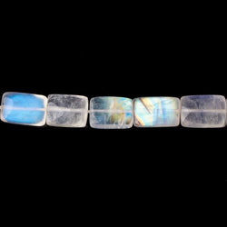 Rainbow Moonstone plain rectangle 14 inch 36 beads 8x6x3-9x6x4mm AA (ONLINE ORDER ONLY)