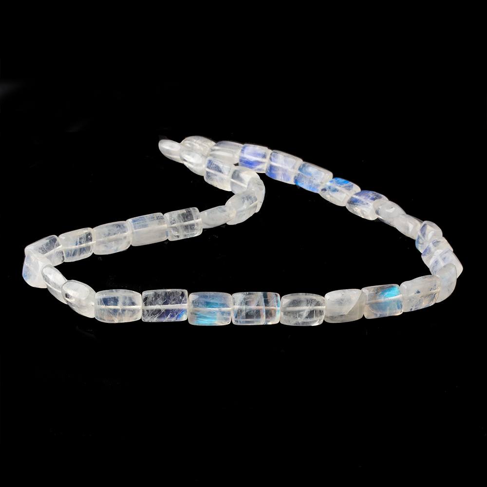 Rainbow Moonstone plain rectangle 14 inch 36 beads 8x6x3-9x6x4mm AA (ONLINE ORDER ONLY)