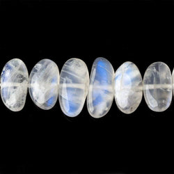 Rainbow Moonstone side drilled plain nuggets 16 inch 61 beads 11x7-16x7mm A (ONLINE ORDER ONLY)